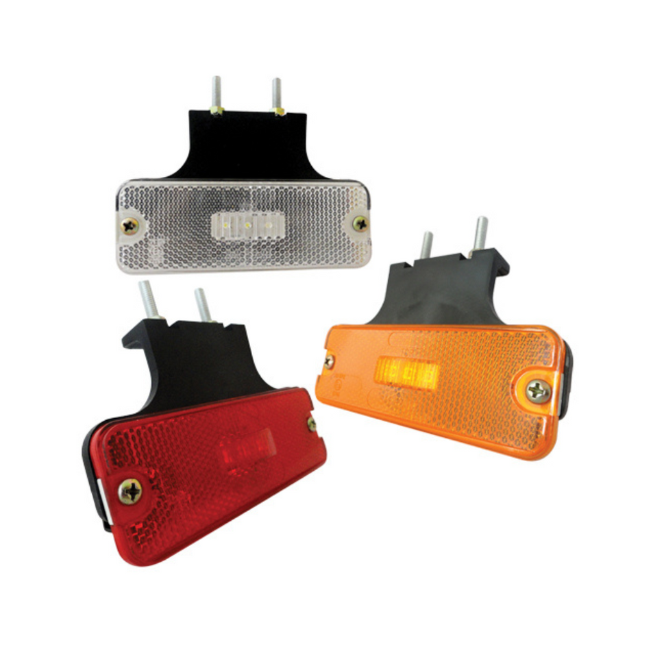 247 Lighting Red LED Side Marker Lamp With Bracket
