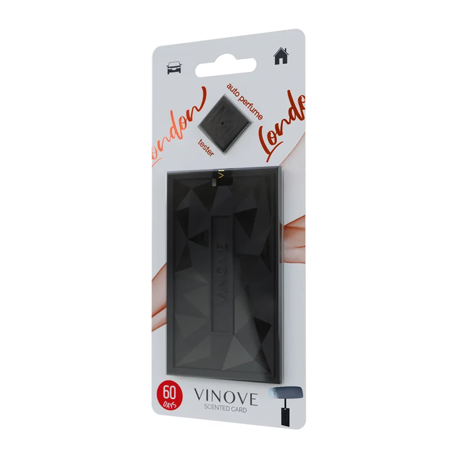 Vinove Car Air FreshenerLondon Scented Card