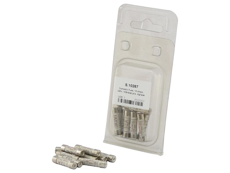 Agripak Domestic Fuse 240V 13A 10pc