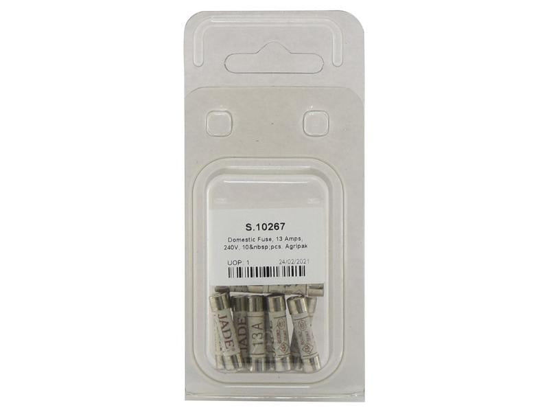 Agripak Domestic Fuse 240V 13A 10pc