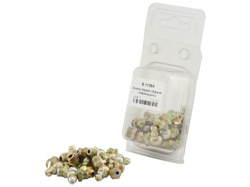 Agripak Grease Nipples Imperial Assortment 24pc