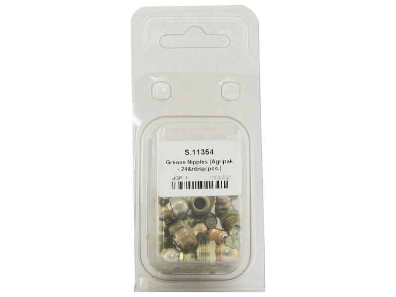 Agripak Grease Nipples Imperial Assortment 24pc