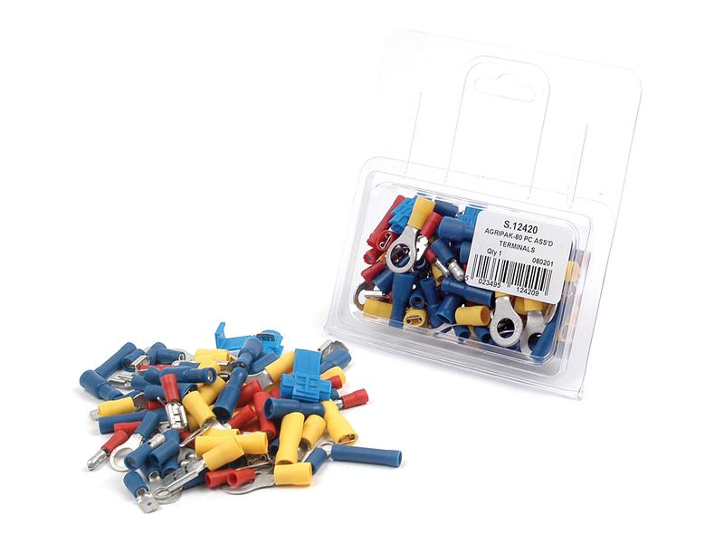 Agripak Pre Insulated Terminal Kit Assorted 80pc