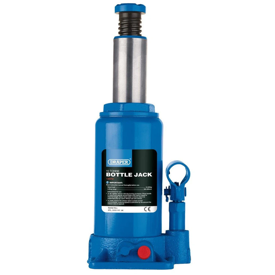 Draper 10 Tonne Hydraulic Bottle Jack