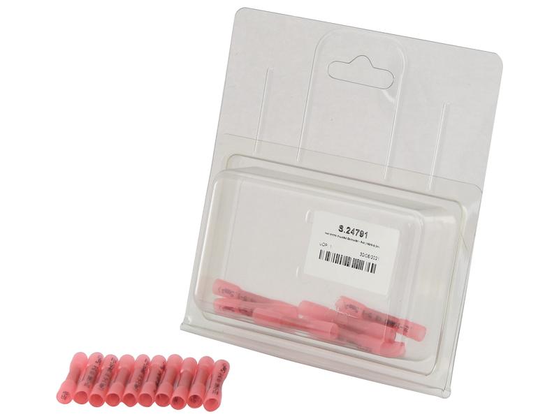 Agripak Heat Shrink Connector Red 10pc