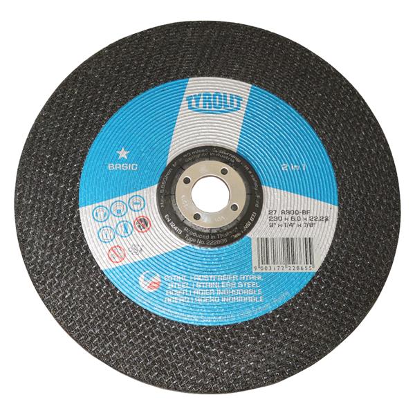 Tyrolit Metal Grinding Disc 230 x 6 mm (22.23mm Bore)