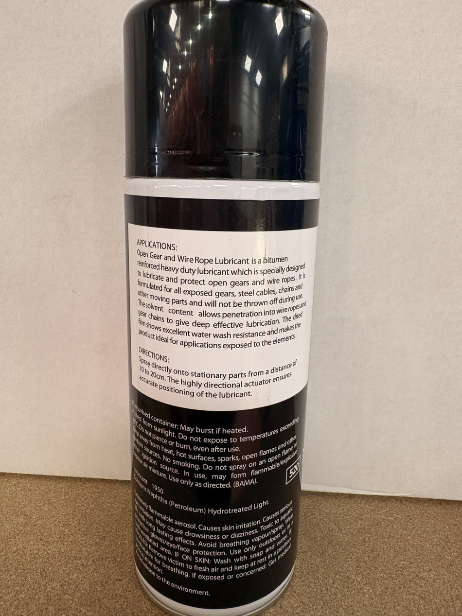 Finol Open Gear & Wire Rope Lubricant 400ml