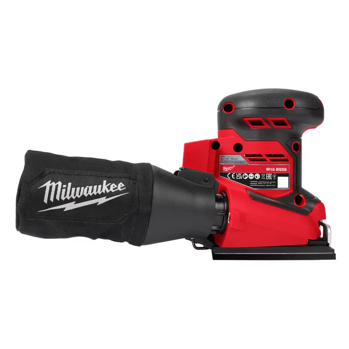 Milwaukee M18 Brushed Quarter Sheet Sander M18 BQSS-0 (Body Only)