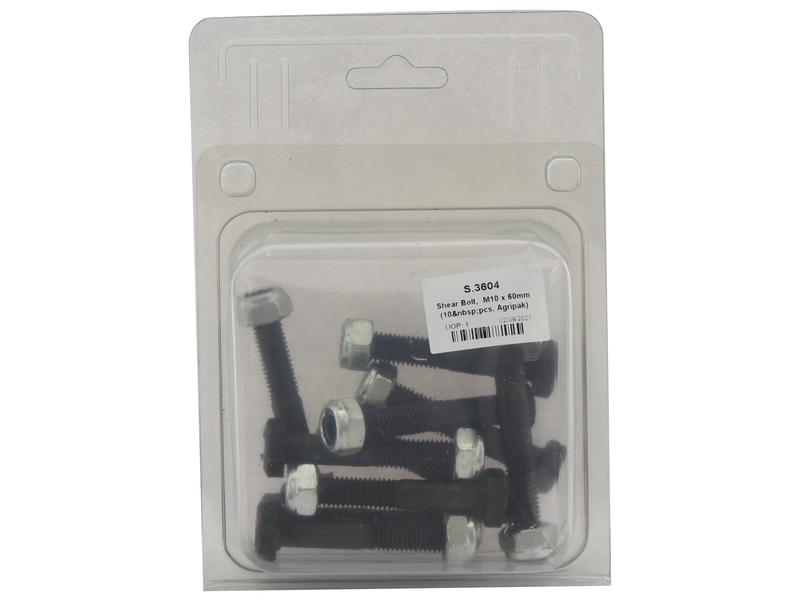 Agripak Shear Bolt 10mm x 60mm -New Holland