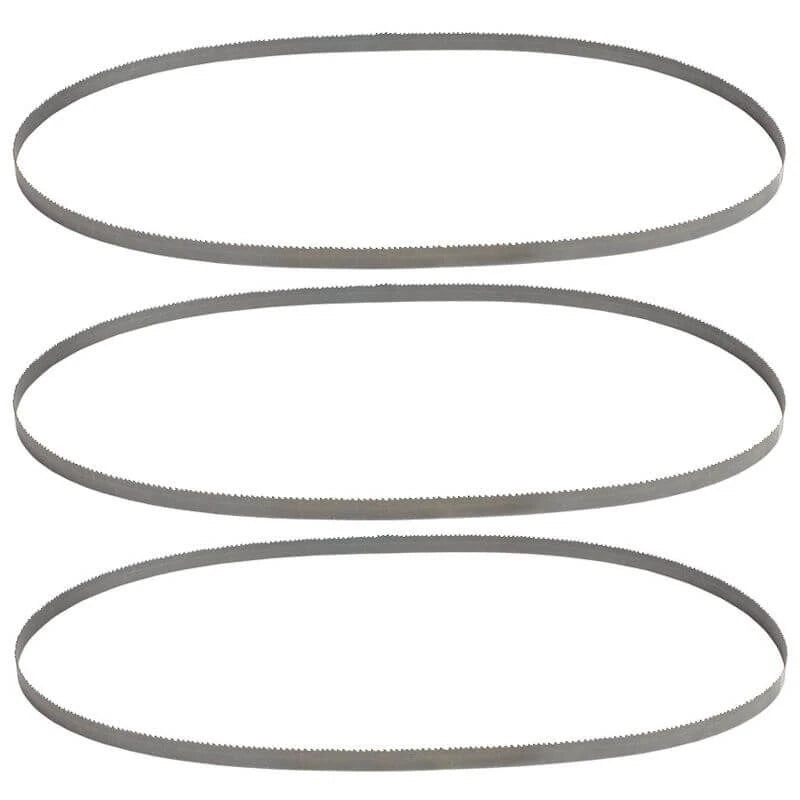 Milwaukee Premium Bandsaw Blades 1139.83mm x 8/10TPI Pack of 3 48390601