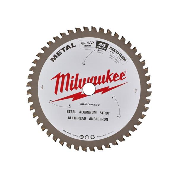 Milwaukee 6.5'' x 48T Metal Circular Saw Blade 48404220