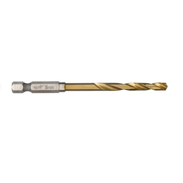 Milwaukee 4.5mm Metal Drill ShW HSS-G TIN RED HEX -1pc 48894710
