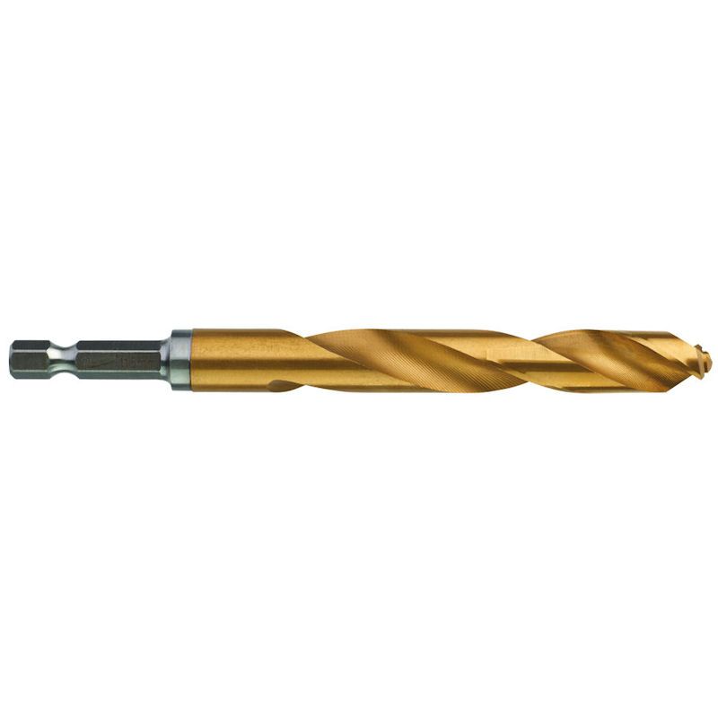 Milwaukee 12.0mm Red Hex ShW HSS-G-Tin Metal Drill Bit 1pc 48894727