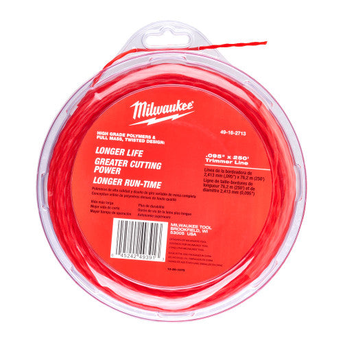 Milwaukee 2.4mm x 76m Replacement Trimmer Line 49162713