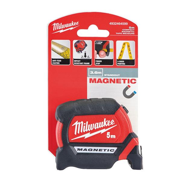 Milwaukee 5M Magnetic Tape Measure (Metric Only)4932464599