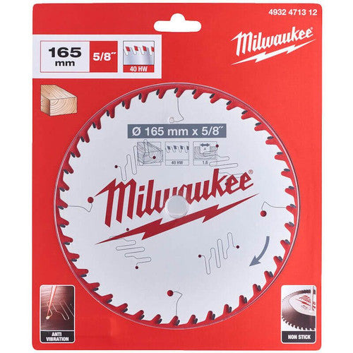Milwaukee 165mm Circular Saw Blade 4932471312