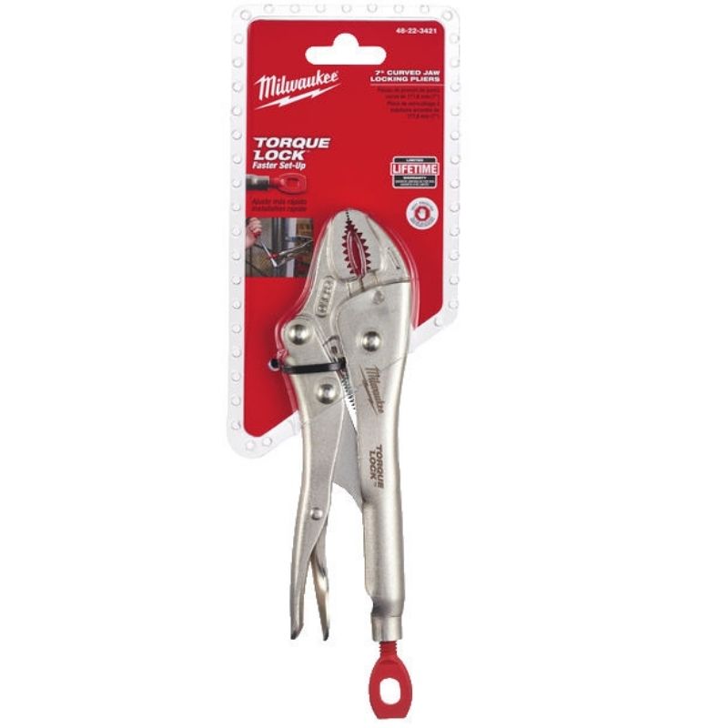 Milwaukee 7" Torque Curved Jaw Locking Pliers 4932471732