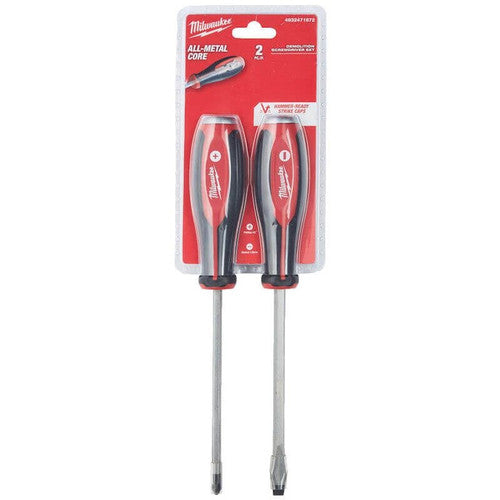 Milwaukee 2pc Tri Lobe Demolition Screwdriver 4932471872