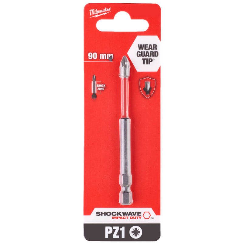Milwaukee SHOCKWAVE PZ1 90mm Screwdriver Bits 4932472053
