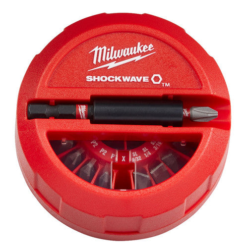 Milwaukee Shockwave 16 Piece Screwdriving Puck Set 4932472055
