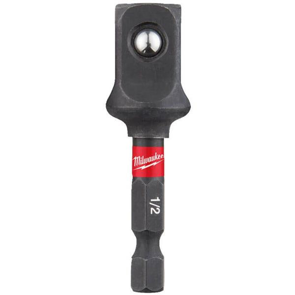 Milwaukee  1/4" Hex to 1/2" Square ShockWave Impact Duty Adaptor 4932478803