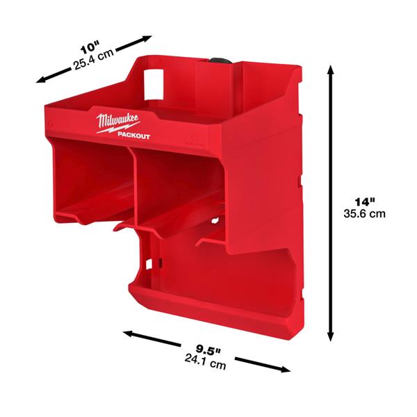 Milwaukee Packout Wall Storage Drill Storage Station 4932480712