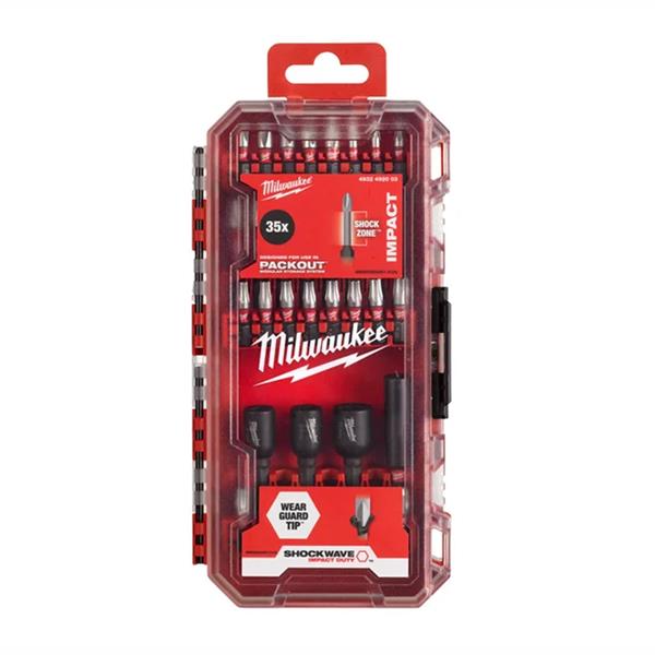 Milwaukee SHOCKWAVE Impact Duty 35 Piece PACKOUT Bit Set 4932492003