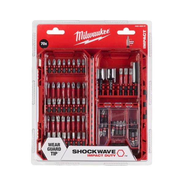 Milwaukee Shockwave 70pc Impact Duty Bit Set 4932492007