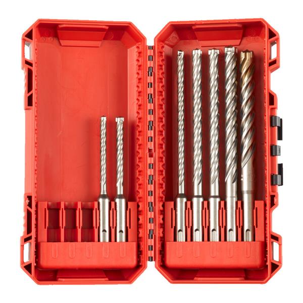 Milwaukee 7pc SDS+ MX4 Drill Bit Set 4932492113