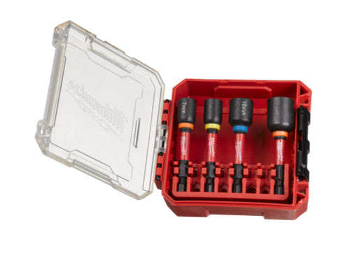 Milwaukee  4 Piece Mag ShW Impact Duty Nut Driver Set 4932492445