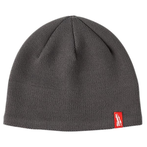 Milwaukee Beanie Hat, Black, Red, Grey