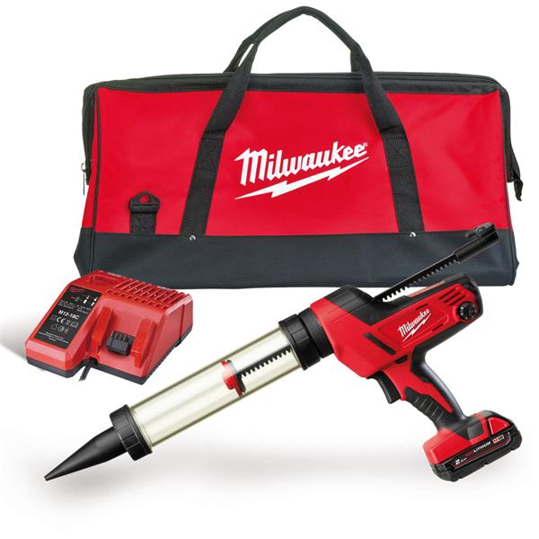 Milwaukee 18V 400ml Caulking Gun (1x2Ah)