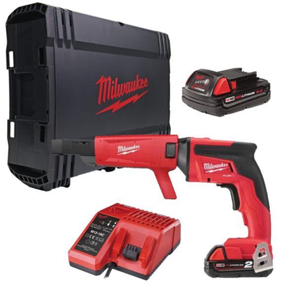 Milwaukee M18 FUEL Drywall Screw Gun Kit (2x2Ah)