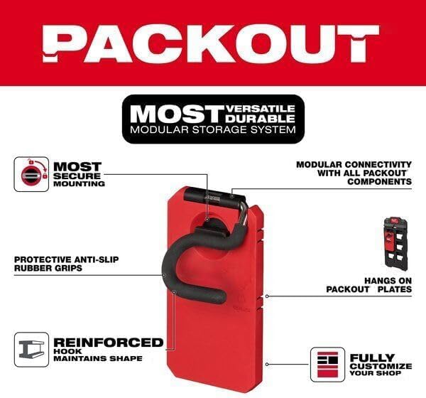Milwaukee PACKOUT Wall Storage Large S Hook 4932480703