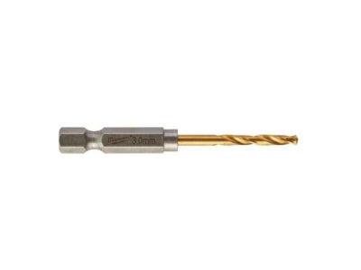 Milwaukee RedHEX HSS-GTiN 3.0mm metal drill bit set 2 pcs