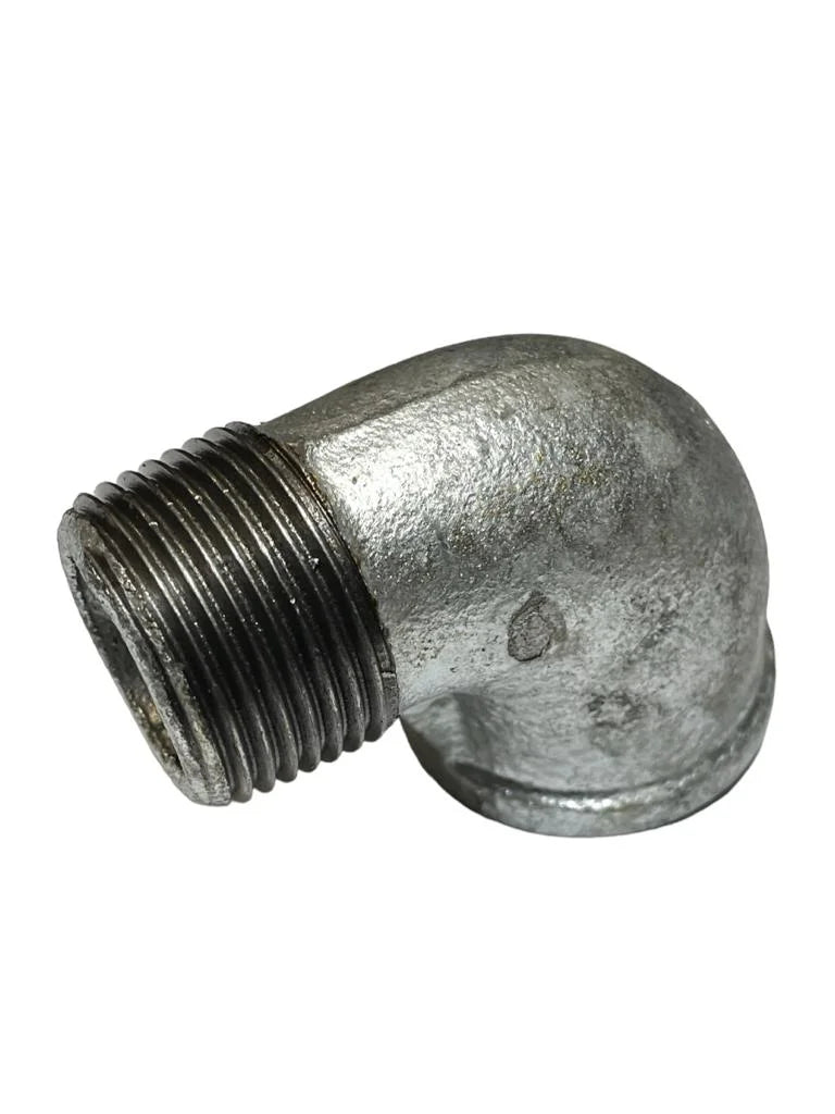 1/2" M x F Galvanised Elbow