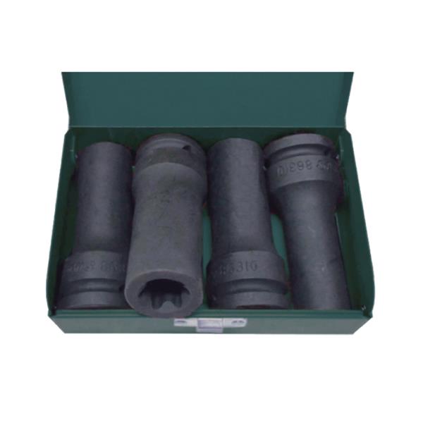 Hans 4pc 3/4" Drive E-Star Impact Socket Set