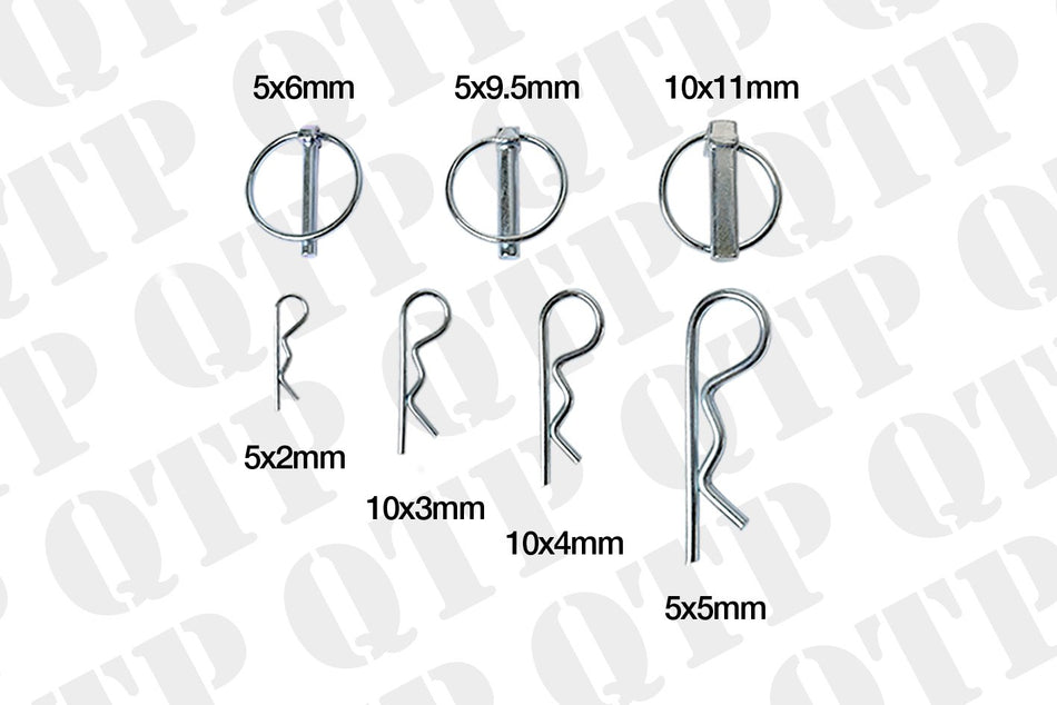 Linch Pin & Grip Clip Assortment 1pc