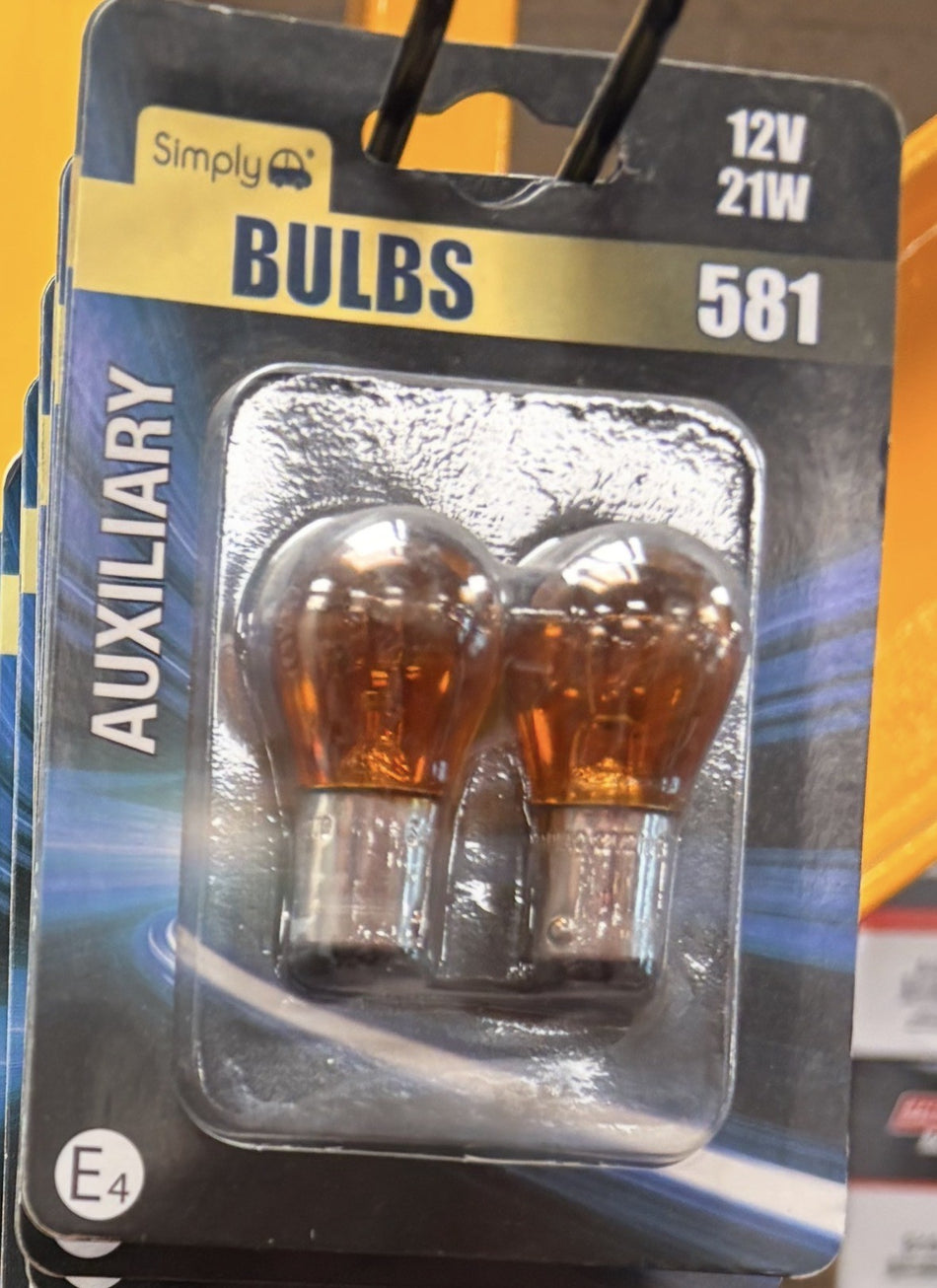Simply Indicator Bulb 12W 21W Amber - 581