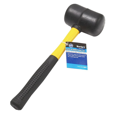 BlueSpot 16oz (450g) Fibreglass Rubber Mallet BS26532
