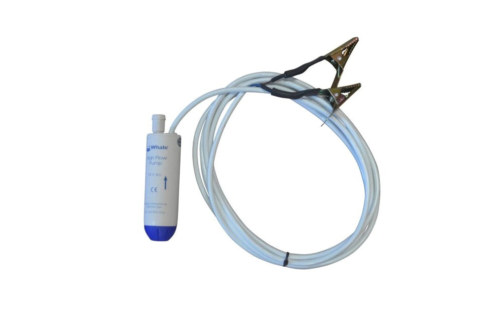 12V Submersible Pump Kit c/w Hose & Leads - WP/12