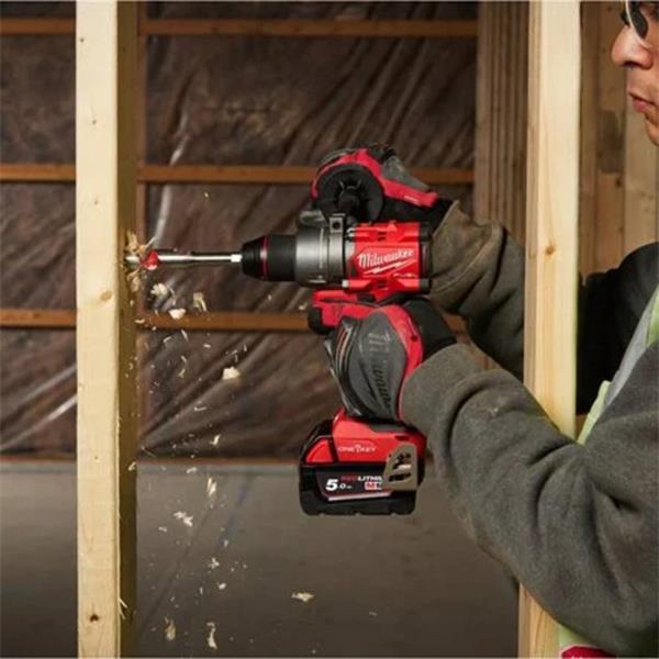 Milwaukee M18 FUEL ONE-KEY Percussion Drill + 2 x 5Ah Batteries Kit M18ONEPD3-502X