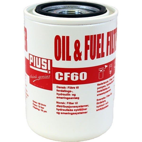 PIUSI CF60 10 Micron Oil & Fuel Filter Element