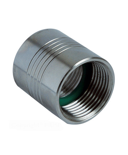 Piusi 1" x 1" BSP-F Stainless Steel Socket Adapter F16073000