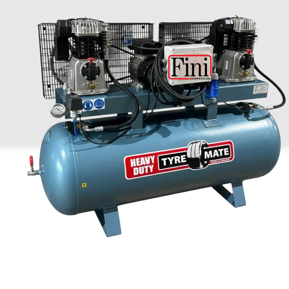 Fini MK113-Tandem-1PH 3HP 270L Air Compressor