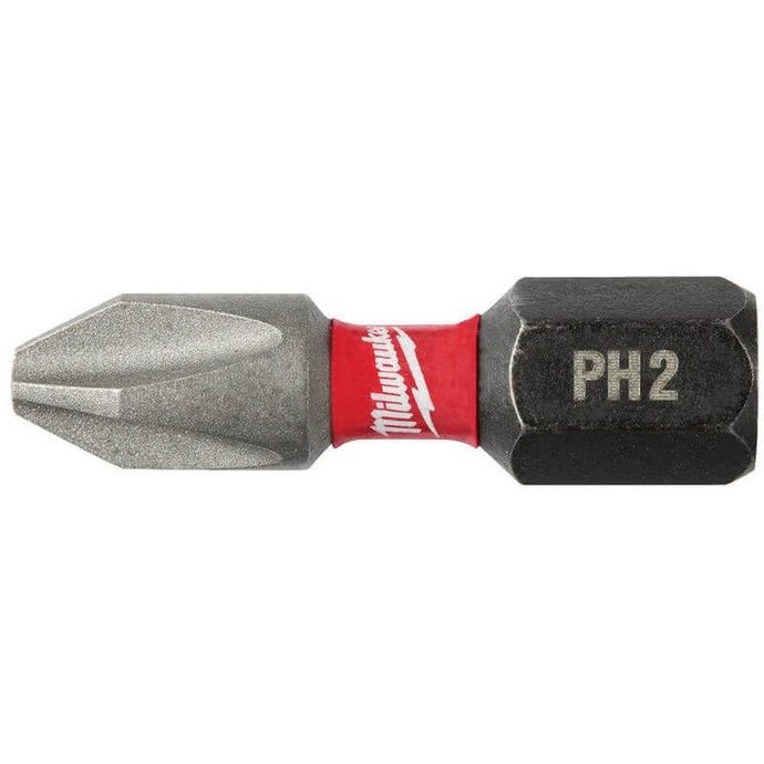 Milwaukee Shockwave 25pc set + PH2 X 25mm Bit Holder 4932479856