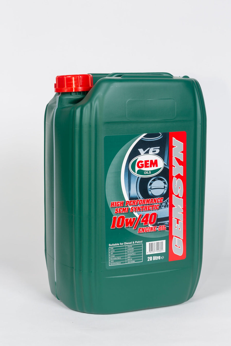 Gem Semi Synthetic 10W-40 Engine Oil – 5 Litre – Clearance Offer