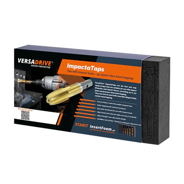 HMT VersaDrive ImpactaTap 5pc Set: M6, M8, M10, M12, M16  308010-SET1