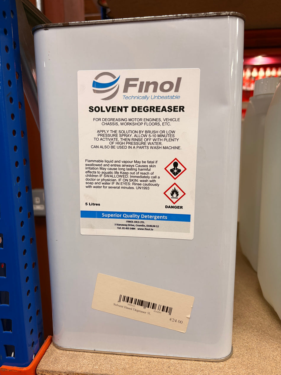 Finol Solvent Based Degreaser 5L