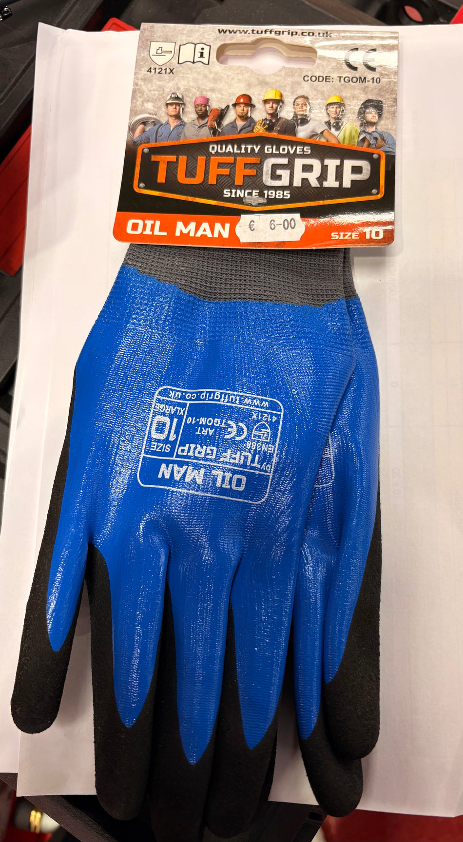 Tuff-Grip Oil Man Gloves
